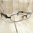 Easyflip Black Metal Eyeglasses Frames Only Mod Q4080 52-17-135 Pre-owned. Price: $36.32.