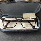 Gucci GG0863O 005 Brown Square Plastic Full Rim Eyeglass Frames 53-16-145 New. Price: $125.00.