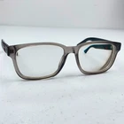 Gucci Eyeglasses Frames GG0011O Clear Gray Smoke Black 55 17 145 Italy Pre-owned. Price: $119.00.
