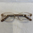 Salvatore Ferragamo SF2819A 290 Brown Crystal Eyeglasses Frames 52 15-140 Italy New. Price: $145.00.