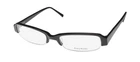 New Vera Wang V121 Eyewear Black Plastic Womens Bk Half-rim 52-17-135. Price: $21.71.