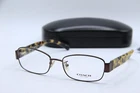New Coach Hc 5075 9245 Brown Havana Gold Authentic Frames Eyeglasses 53-17. Price: $64.00.