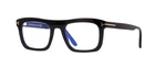 Tom Ford Ft 5757-B Block Shiny Black/blue Filter (001) Eyeglasses New. Price: $171.00.