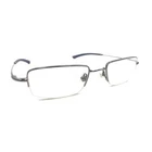 Nike Flexon 4145 Silver Gray Half Rim Eyeglasses Frames 49-20 135 Women Pre-owned. Price: $64.99.