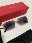 Cartier Decor Vintage Optical Rimless Purple Unisex Eyeglasses New. Price: $80.00.