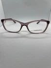 Versace 3186 Eyeglasses Frame 5279 Transparent Violet 54 16-140 Gold Italy K967 New. Price: $102.99.