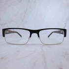 Randy Jackson 1038 Eyeglass Frames Black Tortoise Semi-rimless 54-17-145 C.057 Pre-owned. Price: $67.49.