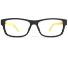 Lacoste Eyeglasses Frames L2707 002 Black Yellow Rectangular Full Rim 53-15-145 New. Price: $62.39.