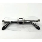 Christian Louboutin Eyeglass Frames LB5021 016 Shiny Palladium Rimless 56-16-145 New. Price: $388.88.