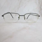 Modern Deluxe Eyeglasses Frame Unisex Gunmetal Half Rim Rectangle 54-19-145 Pre-owned. Price: $16.79.