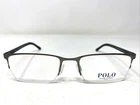 Polo Ralph Lauren 1150 9278 53-18-145 Pewter Half Rim Eyeglasses Frame XY19 New. Price: $88.00.