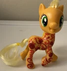 My Little Pony Applejack 2016 Brushable Yellow Hair Apples Glitter Magic Hasbro Used. Price: $5.00.