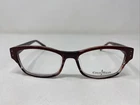 Cole Haan Ch 1012 Burgundy Horn 53-16-135 Full Rim Eyeglasses Frame 5198 New. Price: $280.00.