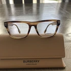 Burberry 2387 4096 Brown Horn Rimless Eyeglasses Frame 53-18-150 New. Price: $90.00.