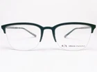 New Armani Exchange AX3066 8301 Mens Eyeglasses Frames Green Half Rim 54/20 140. Price: $69.99.