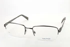 Nautica N7265 027 Gunmetal 56-20-140 Half Rimless Eyeglass Frame Flex Hinge N143 New. Price: $42.99.