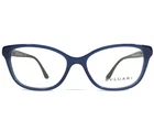 Bvlgari Eyeglasses Frames 4128-B 5145 Black Blue Cat Full Rim 54-16-140 New. Price: $197.59.