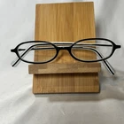Cosmopolitan Eyeglass Frames White Black Angular 49/17 135 Pre-owned. Price: $10.00.