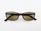 Esprit Eyeglasses, Frames Only, ET17447 535, 53-16-145, Plastic, Brown/blue Pre-owned. Price: $34.99.