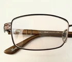 Persol 2308-V 665 Bronze And Gold Rectangular Eyeglasses Frames 53-17 140 Italy Pre-owned. Price: $42.99.