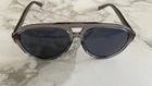Gucci Sunglasses GG1443S 005 58-14-145 Blue Lenses Clear Grey Frame-free Ship Pre-owned. Price: $198.99.