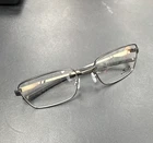 Oakley Foil Rq Full Rim Rectangular Pewter Metal Frames 57-17-140 OX3036-0257 New. Price: $80.00.