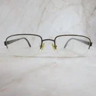 Valentino Eyeglasses Frame 1193 Onhe Men's Black Metal Half Rim Oval 54-19-140 Pre-owned. Price: $36.89.