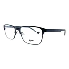 Nike - 8213 001 55/16/145 Satin Black New Authentic Men Eyeglasses Frame. Price: $41.95.