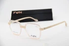 New Fysh 3744 S414 Clear Brown Geometric Authentic Eyeglasses 52-18. Price: $152.52.
