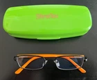Sferoflex Colorful Metal Frame In Orange And Black Model 2856 132-45-46 125 Case Pre-owned. Price: $39.99.