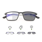 Blue Light Blocking Photochromic Gray Sunglasses For And Women Da... New. Price: $39.99.