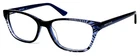 Anne Klein AK5055 414 Navy Blue Crystal 54-16-135 Eyeglasses Frame Pre-owned. Price: $35.00.