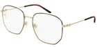 *new Authentic* Gucci GG0396O-001 Gold Frame, Size 56MM. Price: $278.99.