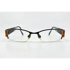 Fysh Eyewear Frames Womens Black Orange Fair Geometric F-3415 51-17-135 Pre-owned. Price: $39.99.