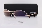New Silhouette Eyeglass Frames The Refined 5593/PX 3530 Striking Rose Gold 52MM. Price: $269.99.