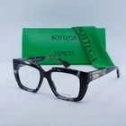 Bottega Veneta BV1032O 008 Shiny Transparent And Black Spotted Havana 52MM Ey... New. Price: $235.19.