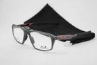 New Oakley OX8170-0254 Tensile Satin Grey Smoke Red Authentic Eyeglasses 54-17. Price: $225.25.