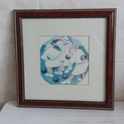 Beryl Cook Sabotage Print Ladies Playing Bowls Wood Ornated Frame 29X29CM Comic Used. Price: $47.09.