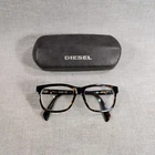 Diesel DL5072-1 Col. 052 Brown Tortoise Square Eyeglasses Frame 53-15-145 Pre-owned. Price: $24.99.