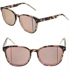 Christian Rose Pink Havana Mirrored Sunglasses Authentic New. Price: $198.00.