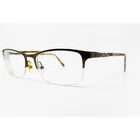 Christie Brinkley Eyeglasses Womens Brown C312 Brn Half Rim Tortoise 52-16-135 Pre-owned. Price: $39.99.