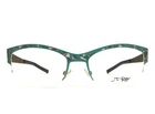 J.f. Rey Eyeglasses Frames JF2500 2292 Turquoise Brown Coffee Cat 53-18-123 New. Price: $349.99.