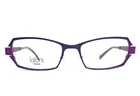 Jean Lafont Eyeglasses Frames Helene 738 Purple Cat Full Rim 52-18-133 New. Price: $199.99.