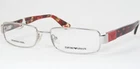 Emporio Armani Ea 9556 Z5S Silver Eyeglasses Frame 52-16-135MM Italy New. Price: $72.00.