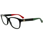 Gucci GG0166O Womens Plastic Eyeglass Frame 003 Black 52-17 New. Price: $235.96.