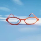 Andrea Jovine Handmade Reading Eyeglasses Orange Frame +200 Pre-owned. Price: $16.98.