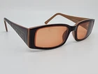 Smilen Eyewear Gotham Style 119 Brown Ivory Greek Key Eyeglasses Frame 50-18-140 Pre-owned. Price: $24.99.