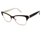 New Lamb LA064 Black Bone Designer Womens Cat Eyeglasses 53-17-140. Price: $94.99.