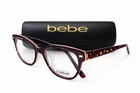 Bebe BB5194 Eyeglasses Frame, 603 Berry Animal, Size: 53-17-140, (12/21) New. Price: $44.99.