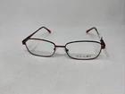 New Globe L5162 54/16/135 Wine Red Flex Hinge Eyeglasses :G39. Price: $40.00.